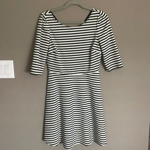 Black and white dress